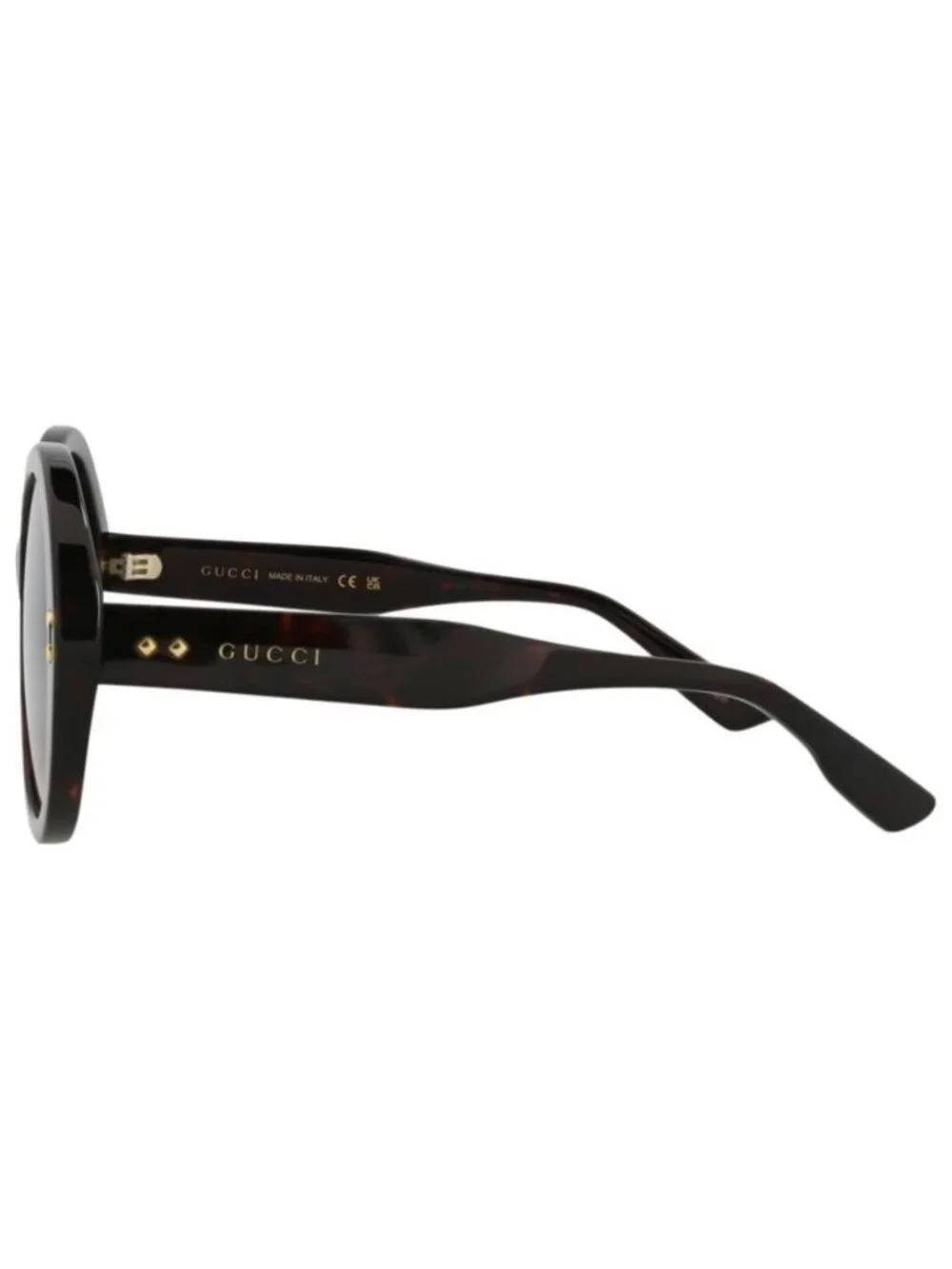 New Gucci Womens Round/Oval Havana Havana Green Fashion Designer Sunglasses